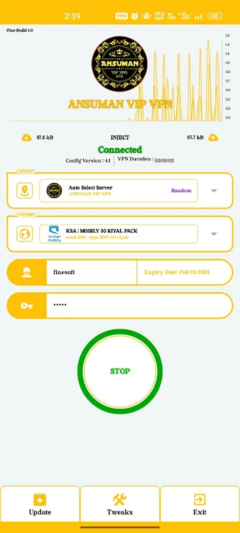 ANSUMAN VIP VPN Screenshot1