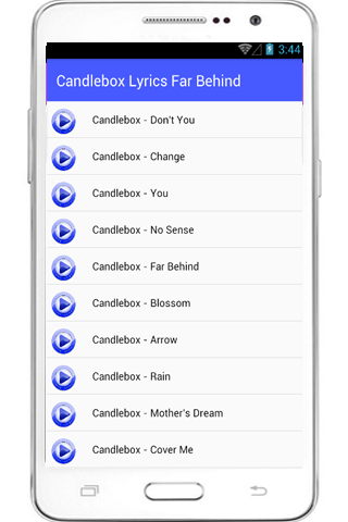 Candlebox Lyrics Far Behind Screenshot3