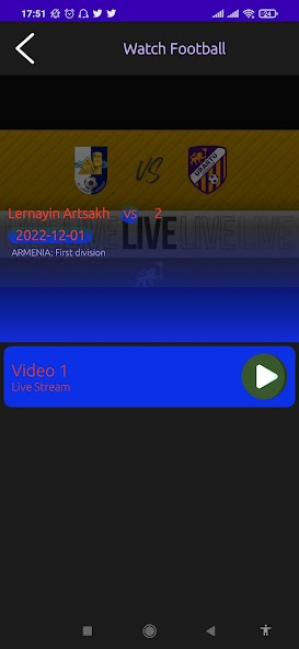 Football Live score TV Mod Screenshot3