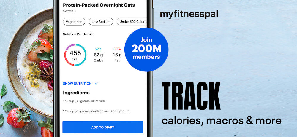 MyFitnessPal: Calorie Counter Mod Screenshot1