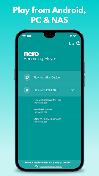 TV Cast: Nero DLNA/UPnP Player Mod Screenshot1