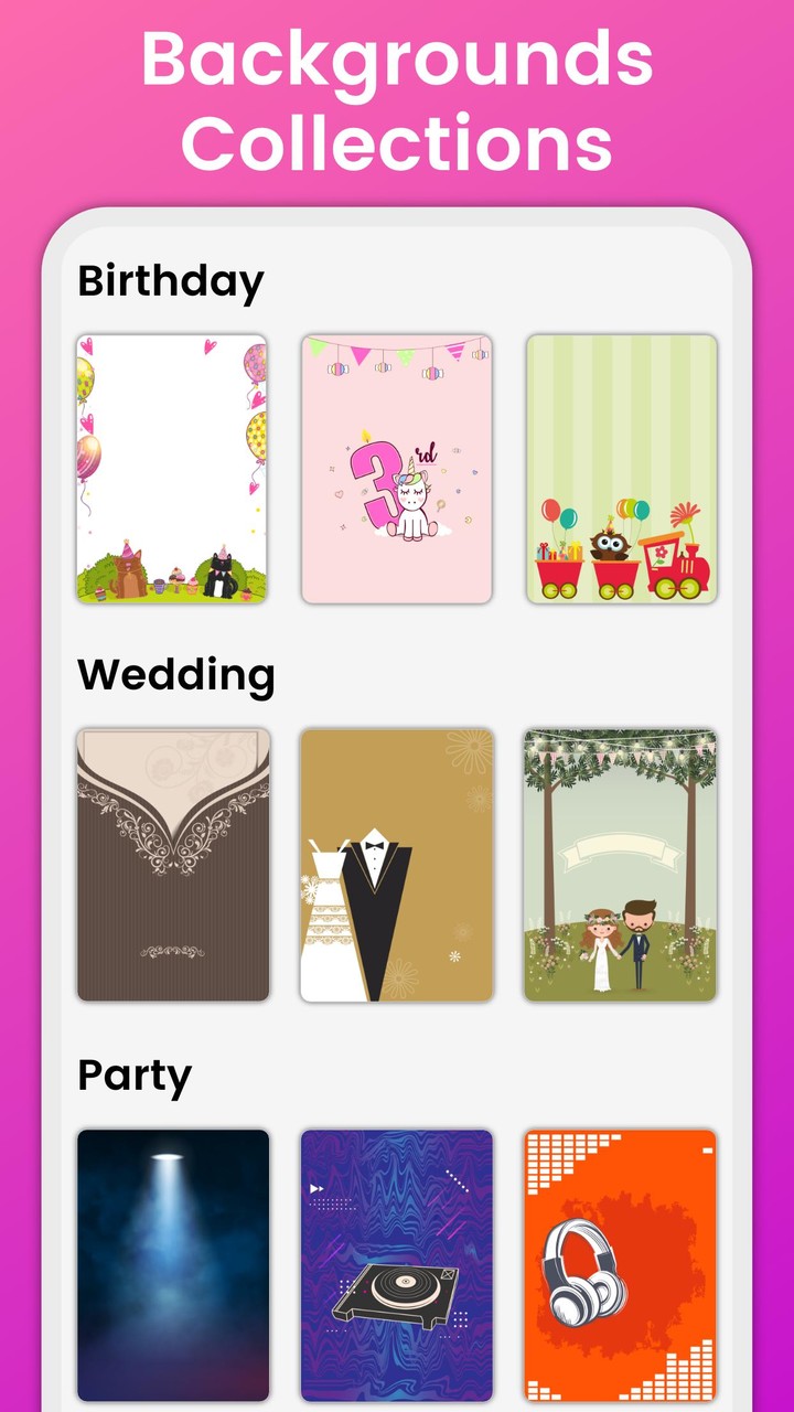 Invitation maker & Card Design Mod Screenshot5