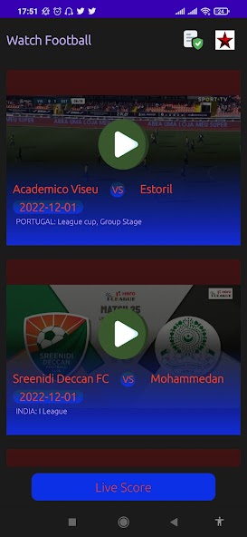 Football Live score TV Mod Screenshot1