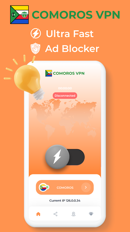 Comoros VPN - Private Proxy Screenshot3