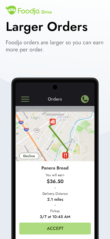 Foodja Drive Screenshot2