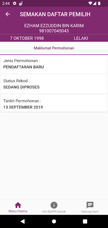 MySPR Semak Screenshot4