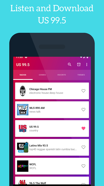 US 99.5 FM Radio Station Chicago Illinois Screenshot1