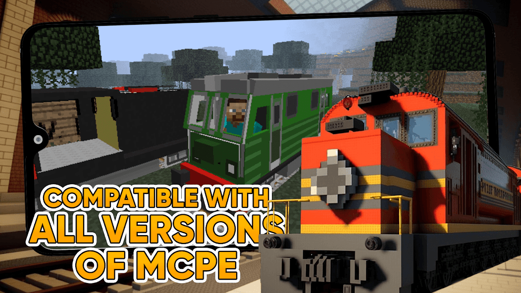 Train mod for Minecraft PE Mod Screenshot4