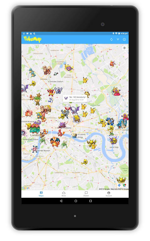 Pokemap Mapper for Pokemon Go Screenshot1