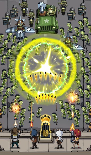 Zombie War Idle Defense Game Mod Screenshot3