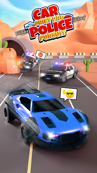 Car Drift Pro - Police Pursuit Mod Screenshot1