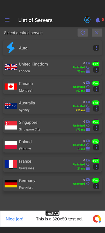 Ayre vpn Screenshot2