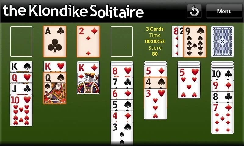 The Klondike Solitaire Screenshot1