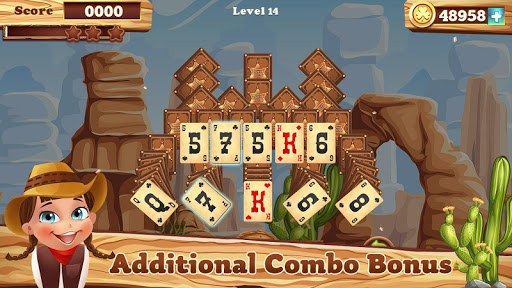 Solitaire match cowboy Screenshot1