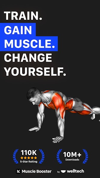 Workout Planner Muscle Booster Mod Screenshot1