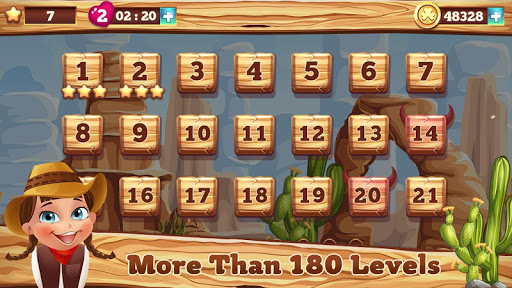 Solitaire match cowboy Screenshot2