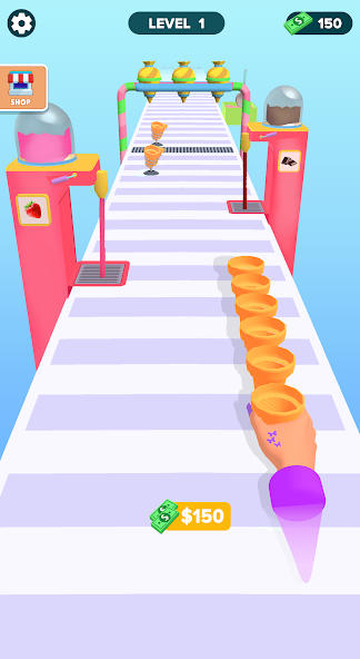 Ice Cream Stack Runner Games Mod Screenshot2