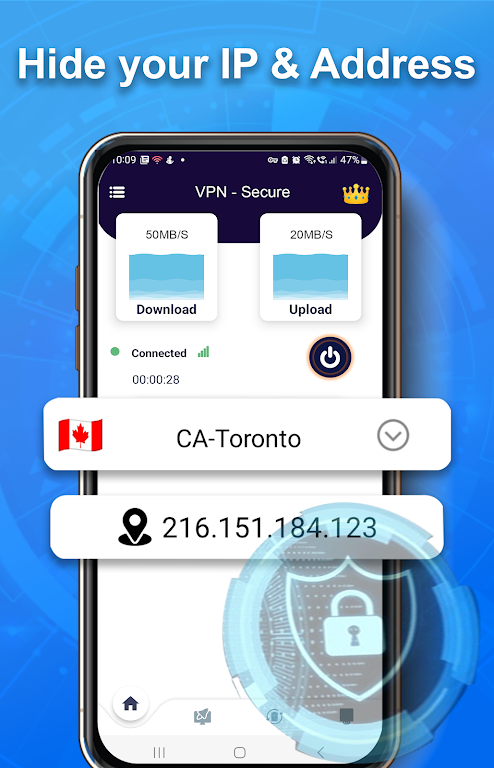 Secure VPN - Unlimited VPN Screenshot1