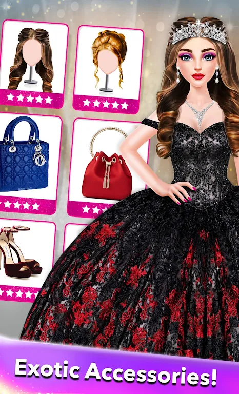 Fashion Game Makeup & Dress up Mod Screenshot5