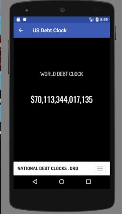 USA Debt Clock Screenshot3