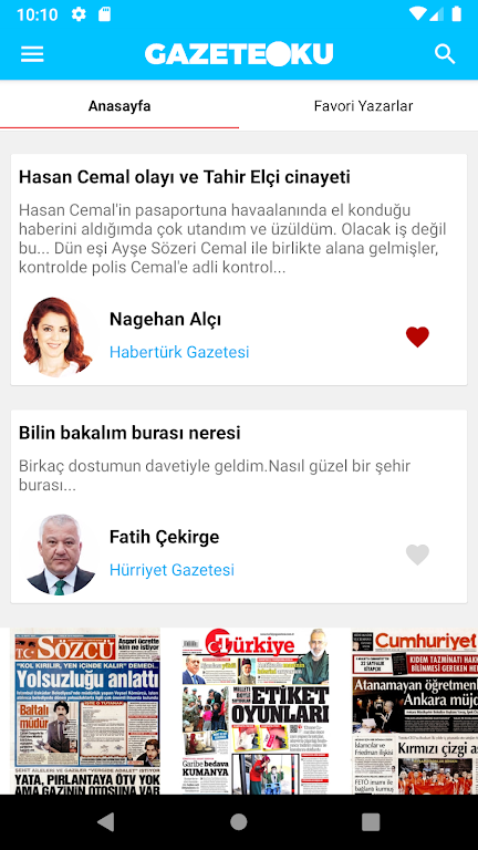 Gazete Oku Screenshot1