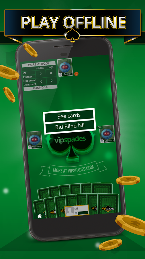 Spades Offline - Single Player Screenshot3