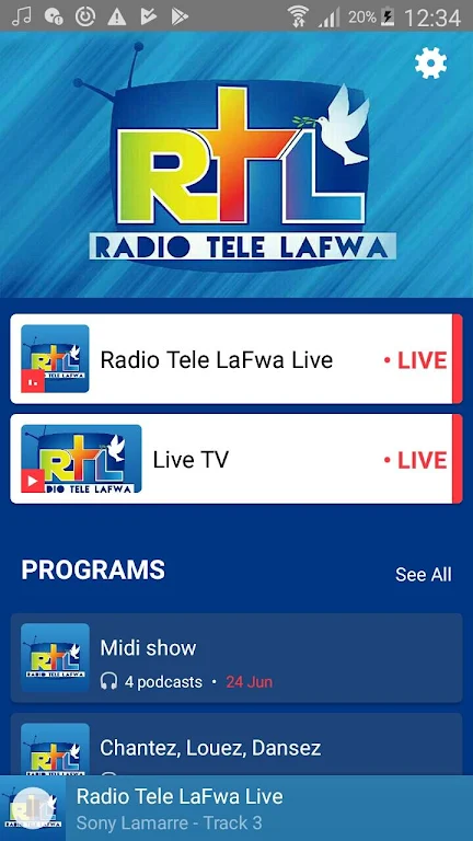 Radio Tele LaFwa Screenshot2