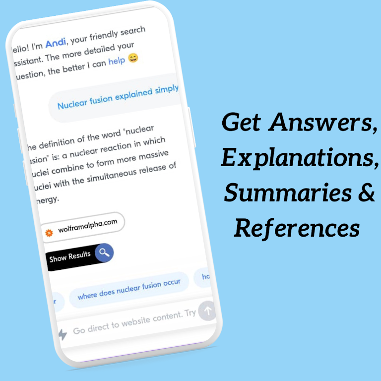 ANDI - Ai Search Engine Screenshot2