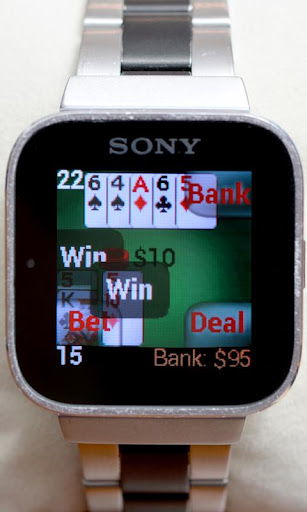 Blackjack for SmartWatch Screenshot3