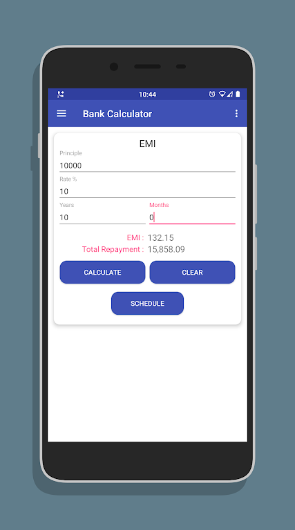 EMI, FD, RD - Bank Calculator Screenshot2