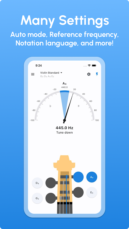 Violin Tuner - LikeTones Screenshot4