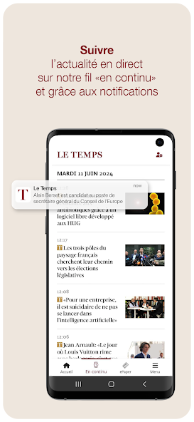 Le Temps, actualités et info Mod Screenshot2