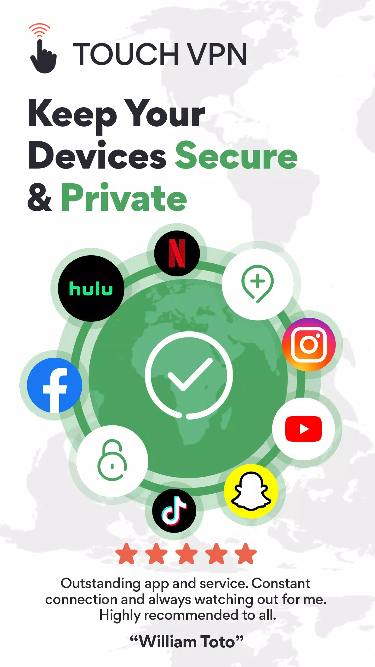 Free VPN Proxy & WiFi Privacy Screenshot3