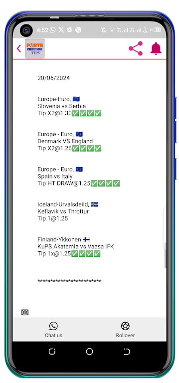 Fortbets winning tips. Screenshot3