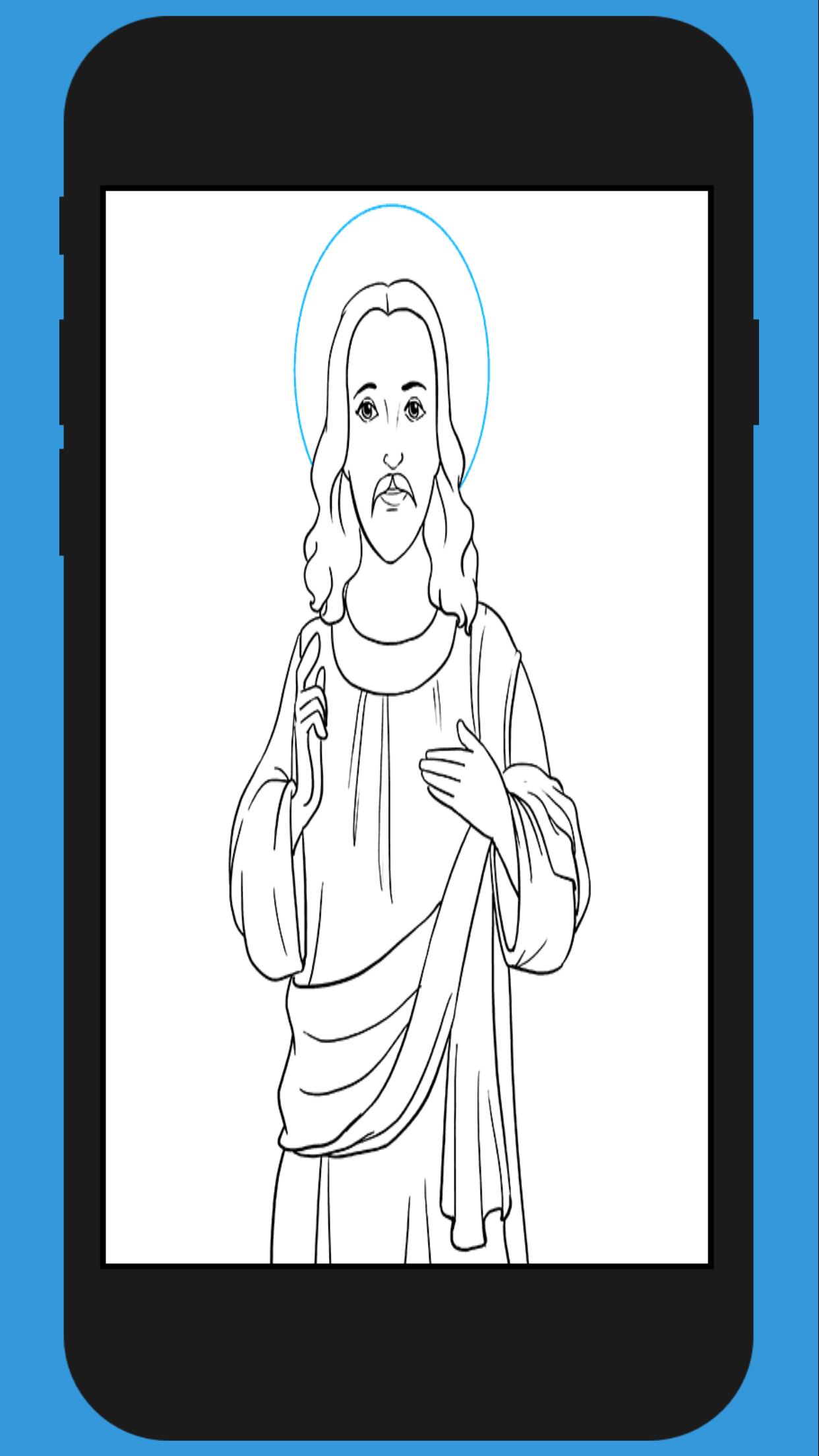 How to Draw Jesus Christ Step by Step Screenshot3