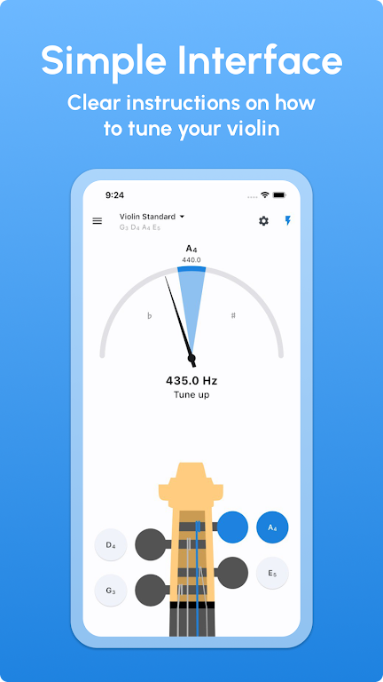 Violin Tuner - LikeTones Screenshot2