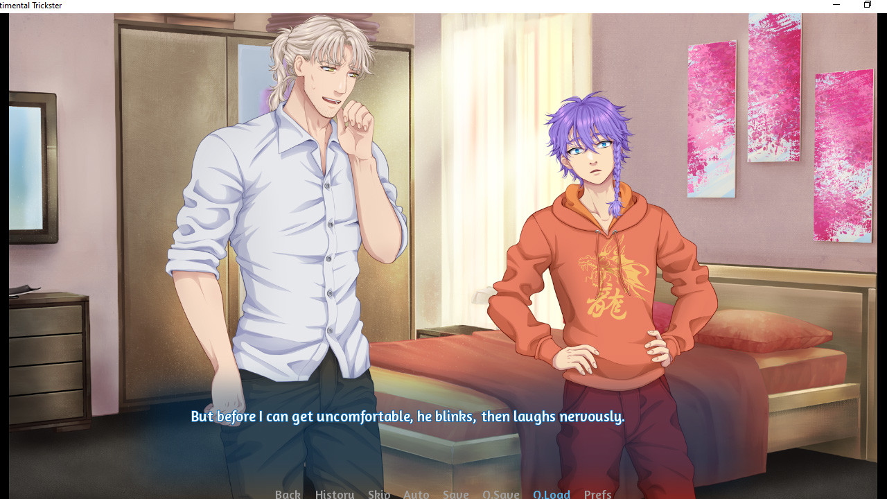 Sentimental Trickster: Yaoi BL Gay Visual Novel Screenshot2