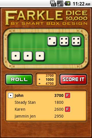 Farkle Dice - Free Screenshot1