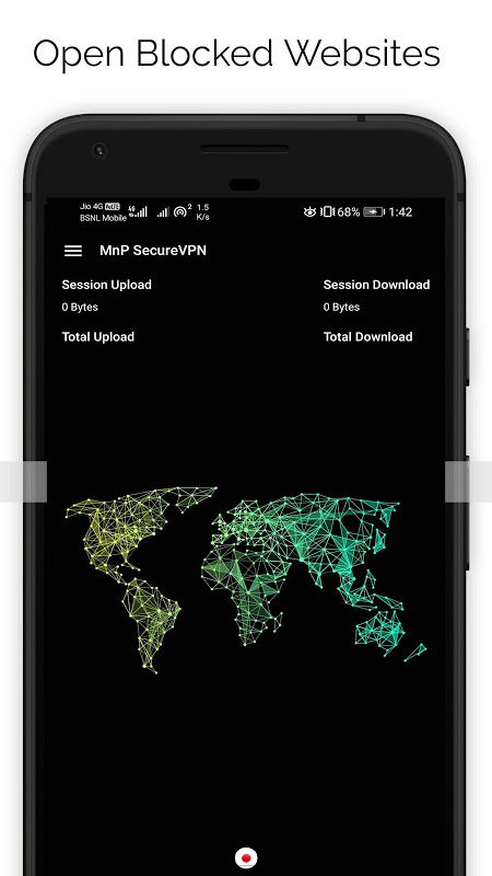 MnP SecureVPN: Free Unlimited VPN & Ultra Secure Screenshot1
