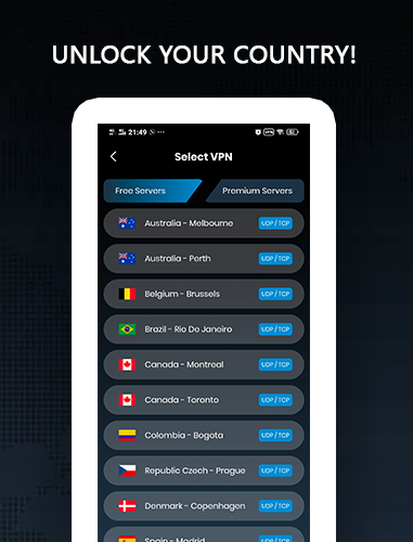 Best VPN SSH - Free VPN & Secure Connection Screenshot2