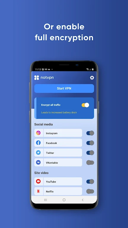 NotVPN - Unlimited VPN Screenshot2