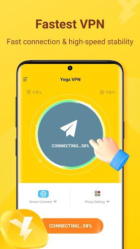 Yoga VPN - Free Unlimited & Secure Proxy & Unblock Screenshot1