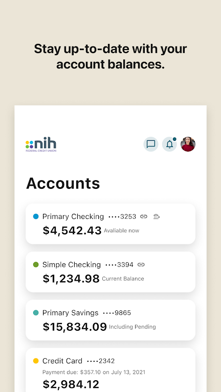 NIH Federal Credit Union Screenshot3