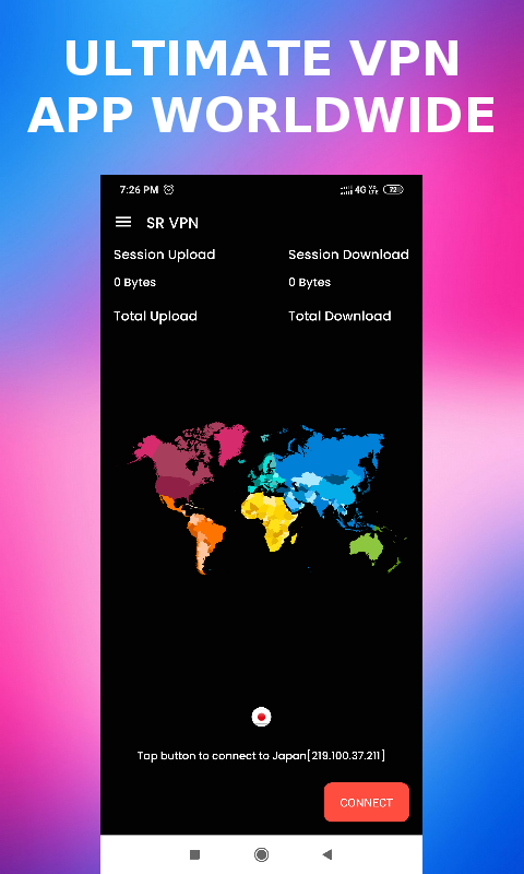 SR VPN  - Unlimited Free Proxy For Websites Screenshot3