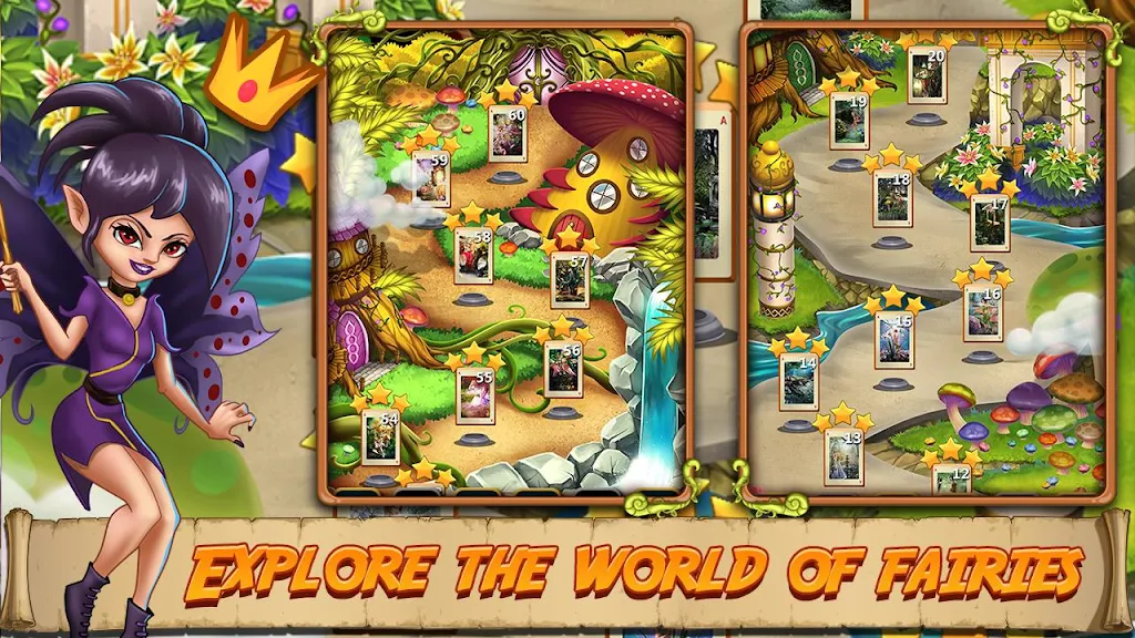 Solitaire Quest:  Elven Wonderland Story Screenshot1