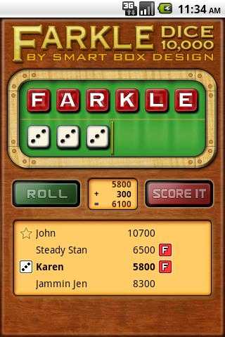 Farkle Dice - Free Screenshot3