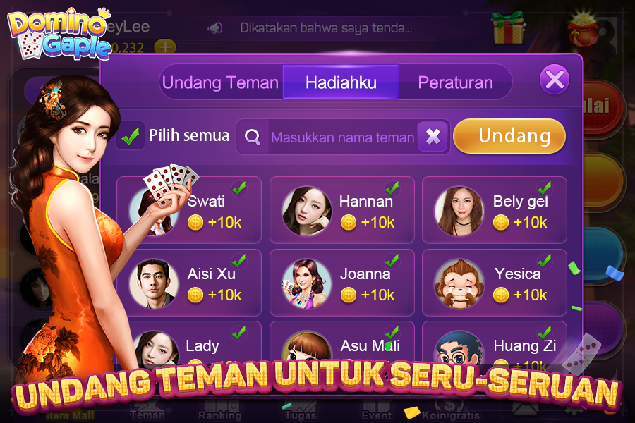 Boyaa Domino : Gaple Online Screenshot2