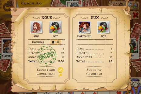 Belote Pirates Screenshot4