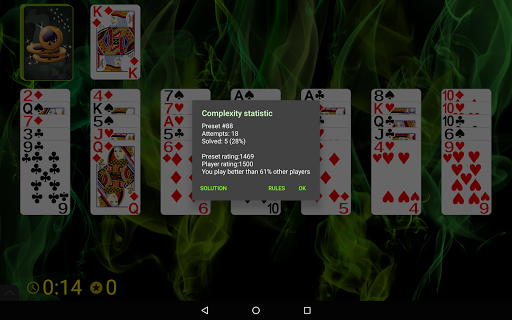 Golf Turbo Solitaire Screenshot2