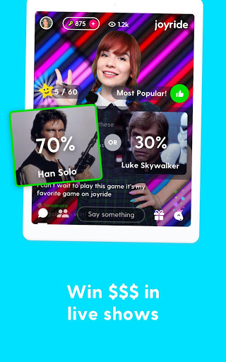 Joyride: play live trivia shows with friends Screenshot2